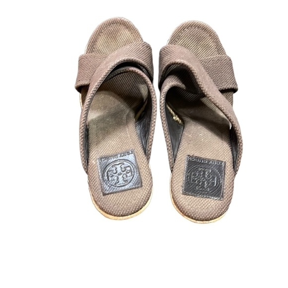Tory Burch Kristen Espadrille Wedges 8 - Picture 3 of 11